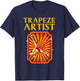 Funny Trapeze Artist Costume Design Kids Men Women Circus T-Shirt - T-Shirt | Navy