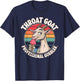 Throat Goat Retro Funny Adult Humor Ice Cream Gag Meme T-Shirt - T-Shirt | Navy