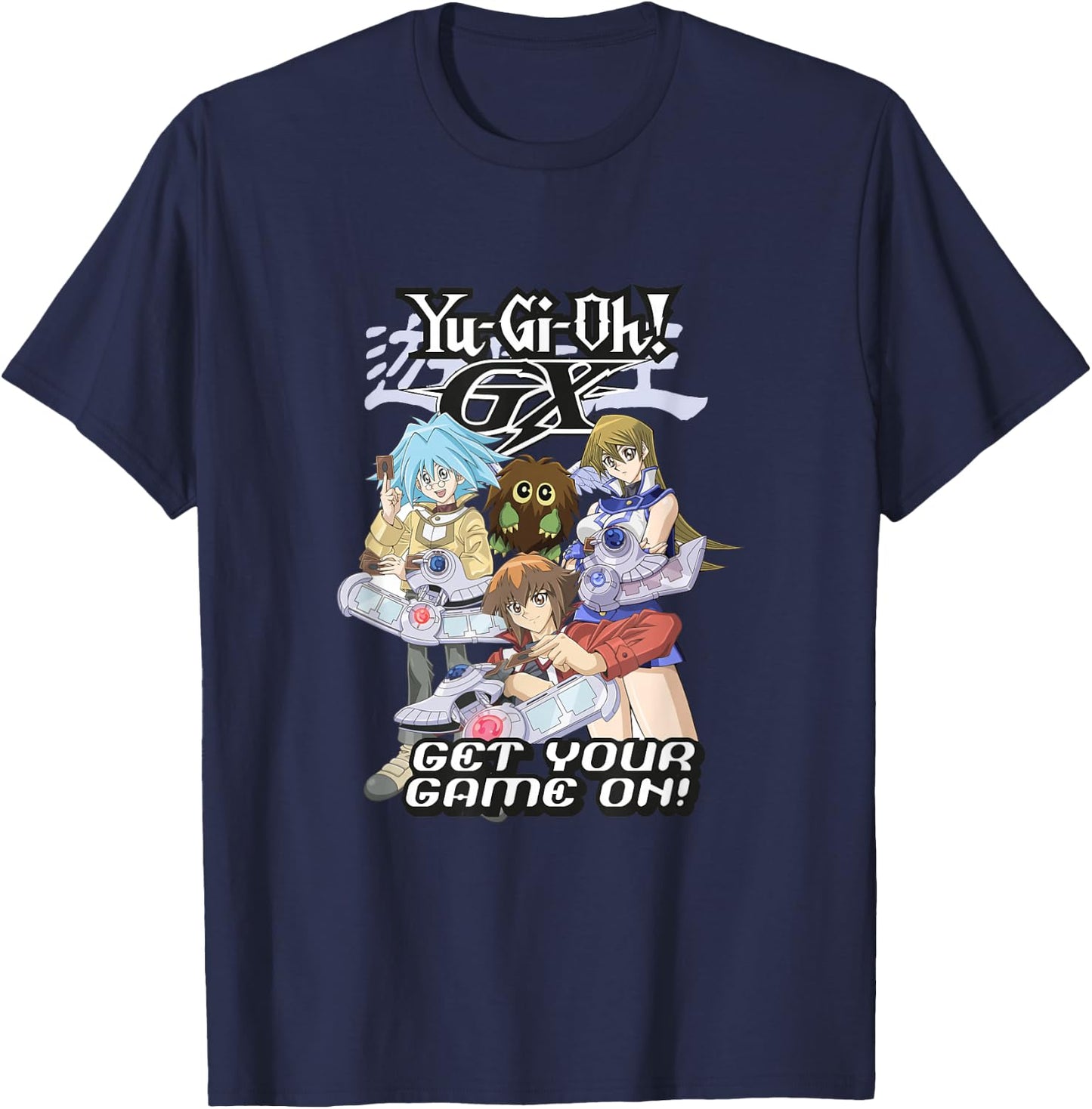 Yu-Gi-Oh! Game On Quote PAPL2535 Game Graphic Clothing T-Shirt - T-Shirt | Navy