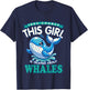 Whale Lover - 100% Chance This Girl Is Talking About Whales T-Shirt - T-Shirt | Navy
