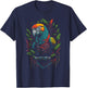 Colorful Parrot T-Shirt - T-Shirt | Navy