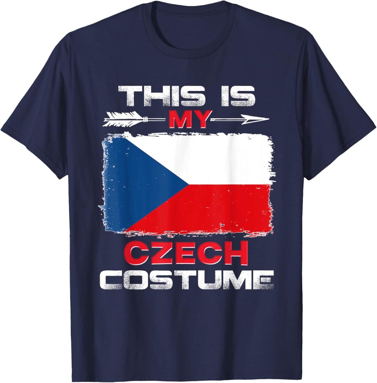 This Is My Czech Costume Czech Republic T-Shirt - T-Shirt | Navy