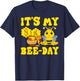 It's My 8th Bee Day - 8 Years Old Birthday Party Girl T-Shirt - T-Shirt | Navy