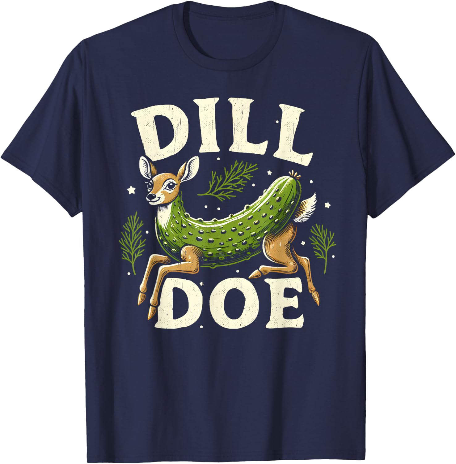 Dill Doe Funny Dirty Adult Humor Inappropriate Offensive Gag T-Shirt - T-Shirt | Navy