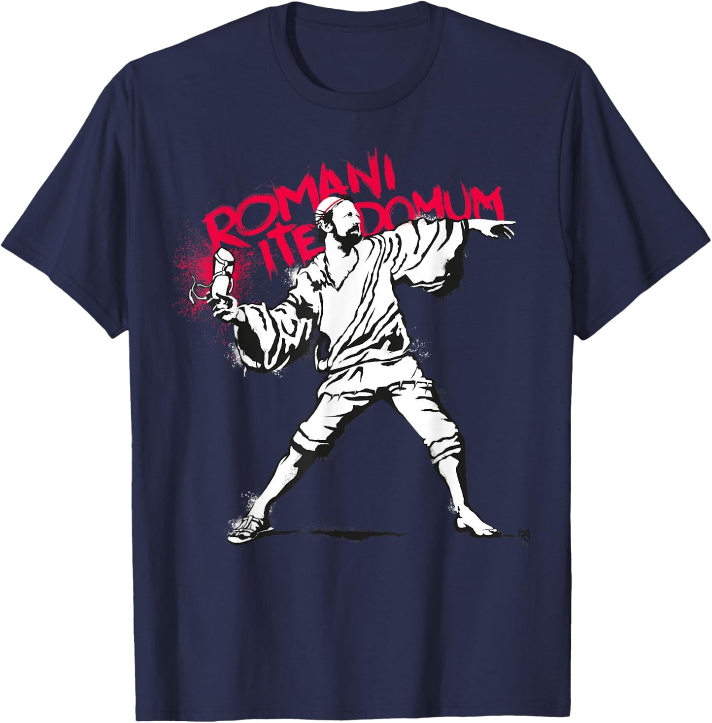 Romani Ite Domum T-Shirt - T-Shirt | Navy