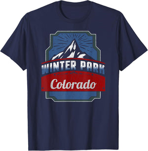 Winter Park Colorado Ski Trip T-Shirt - T-Shirt | Navy