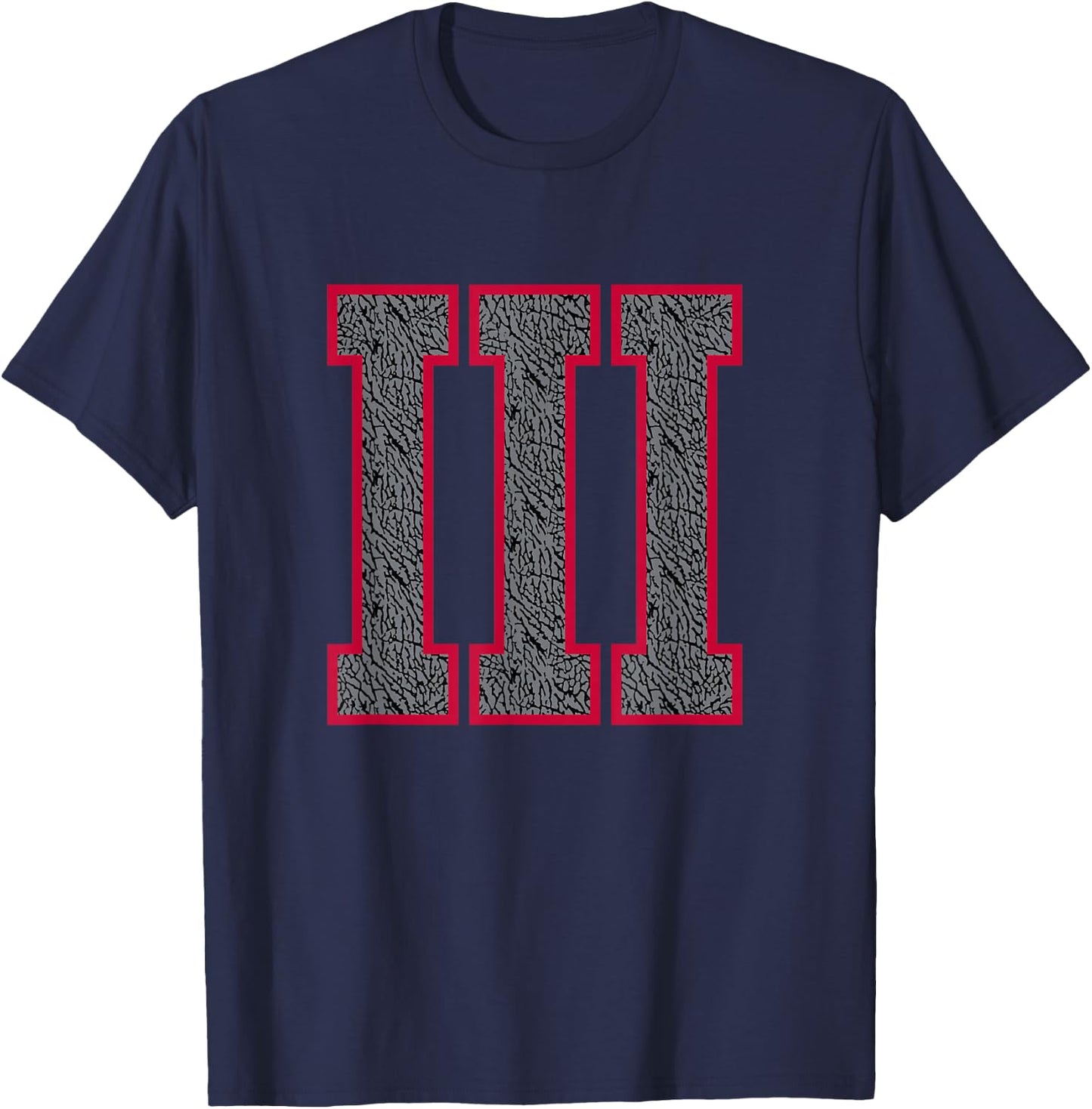 Black Cement 3 Shirt T-Shirt - T-Shirt | Navy