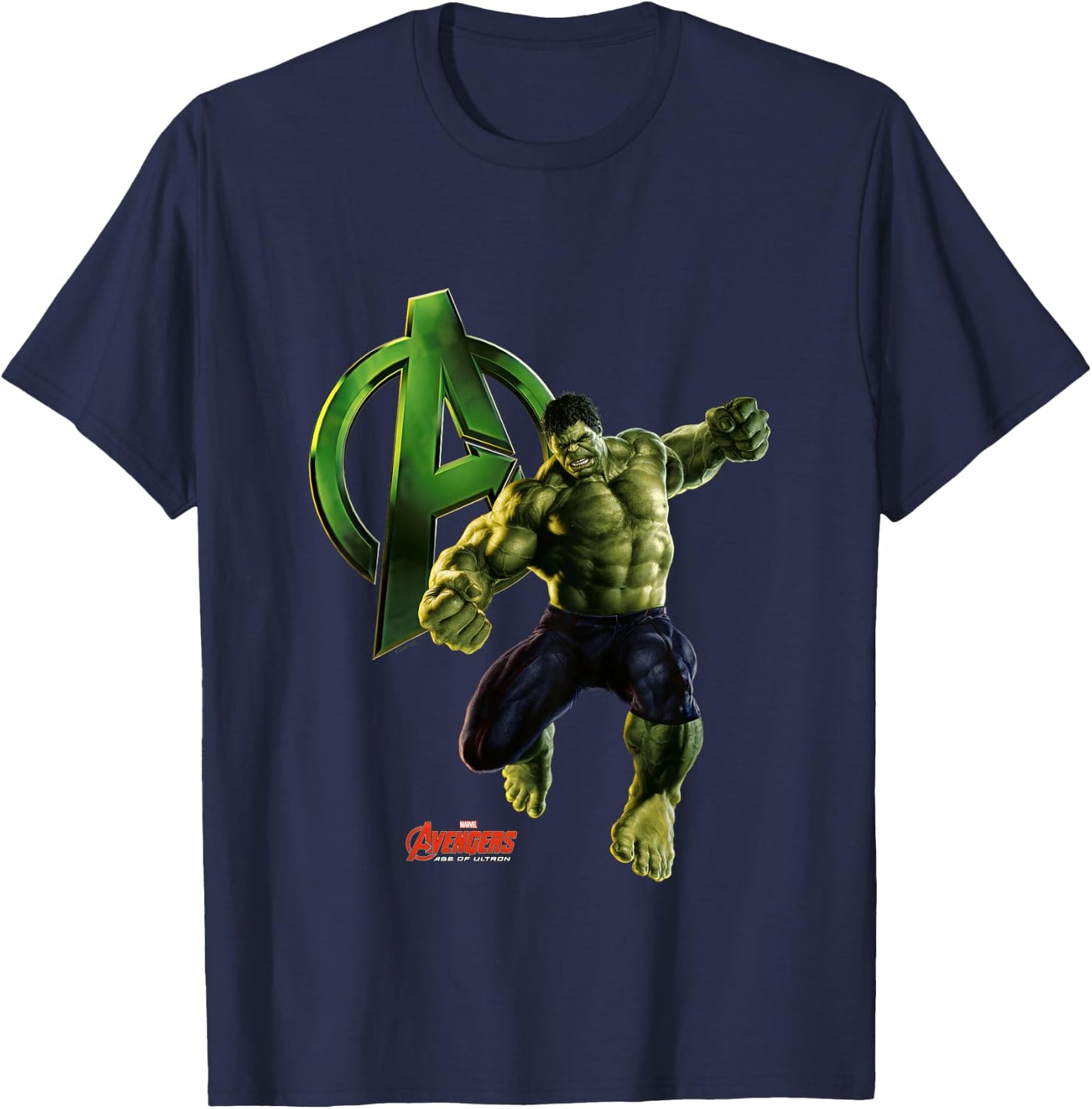 Kids Avengers Age Of Ultron Hulk T-Shirt - T-Shirt | Navy