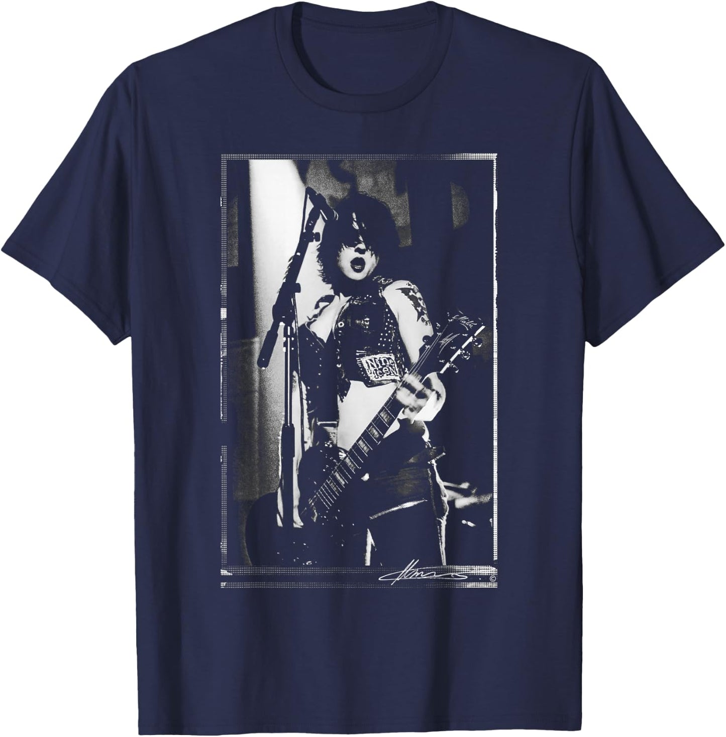 The Distillers Brody Dalle Live von Michael Robert Williams T-Shirt - T-Shirt | Navy