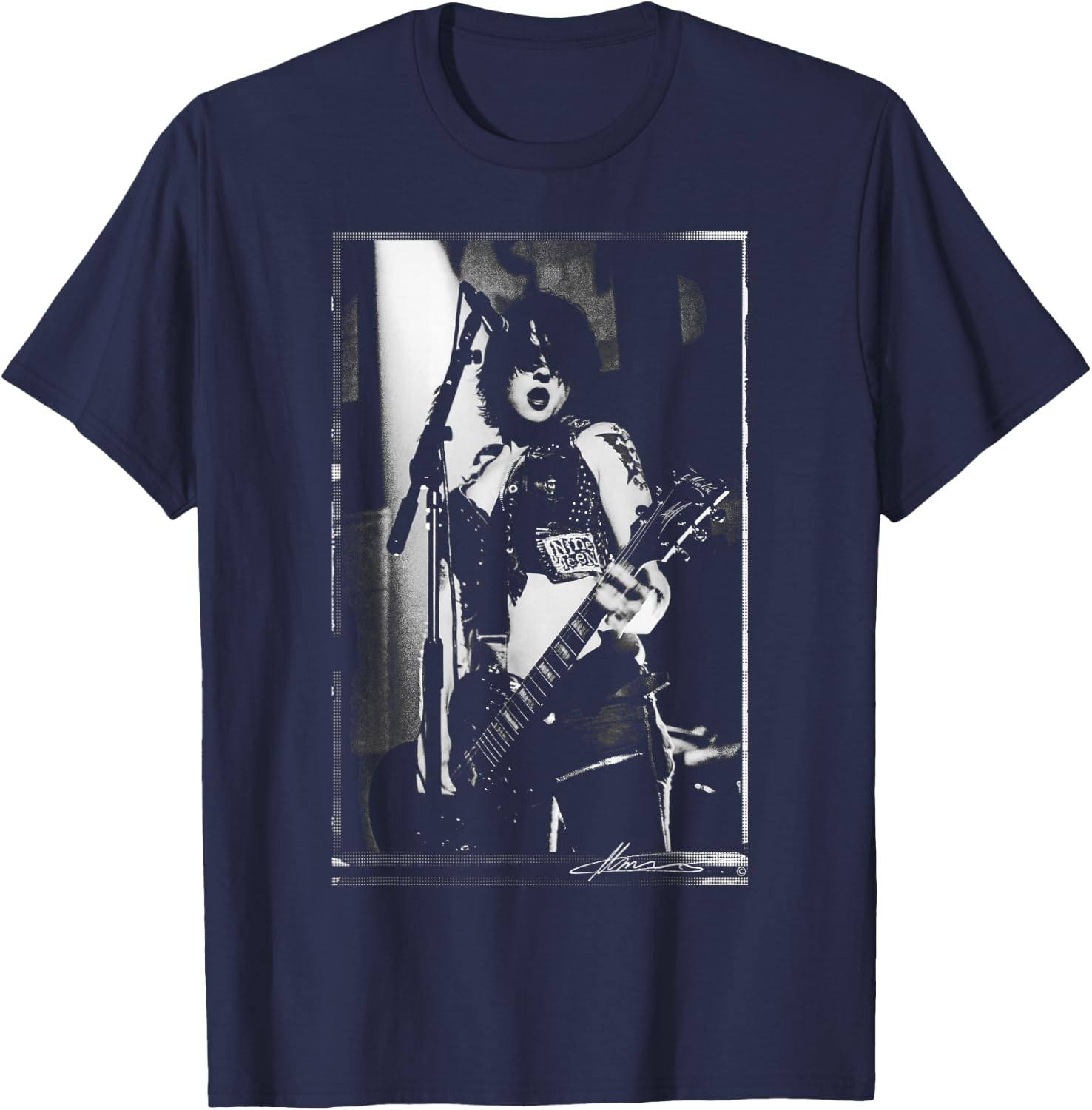 The Distillers Brody Dalle Live von Michael Robert Williams T-Shirt - T-Shirt | Navy