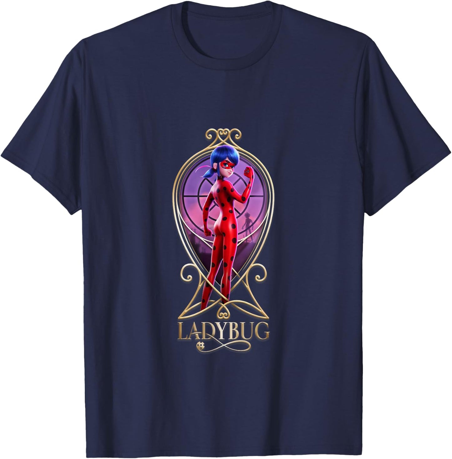 Miraculous Ladybug The Movie Ladybug big T-Shirt - T-Shirt | Navy