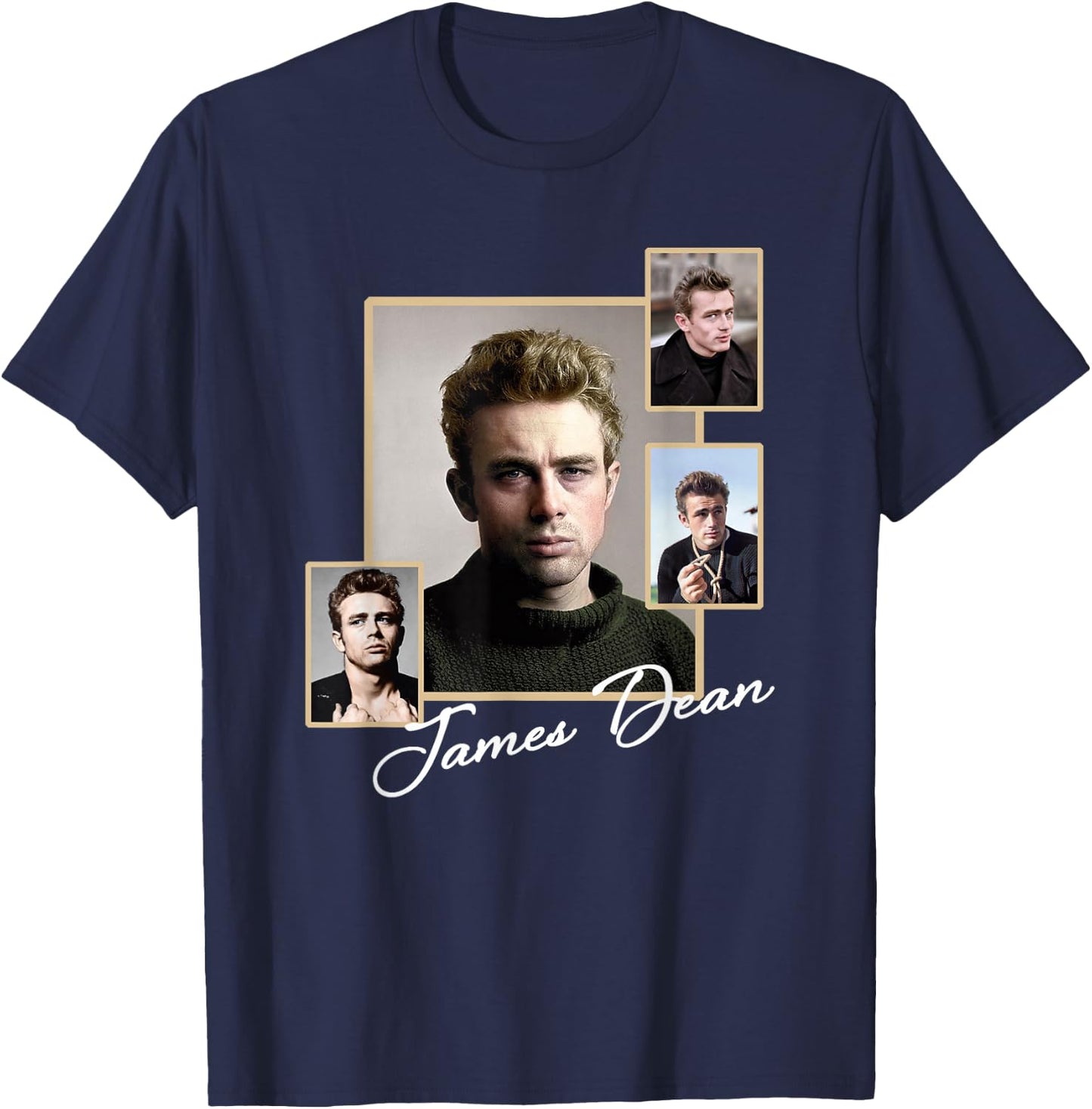 James Dean_009 , Black, S T-Shirt - T-Shirt | Navy