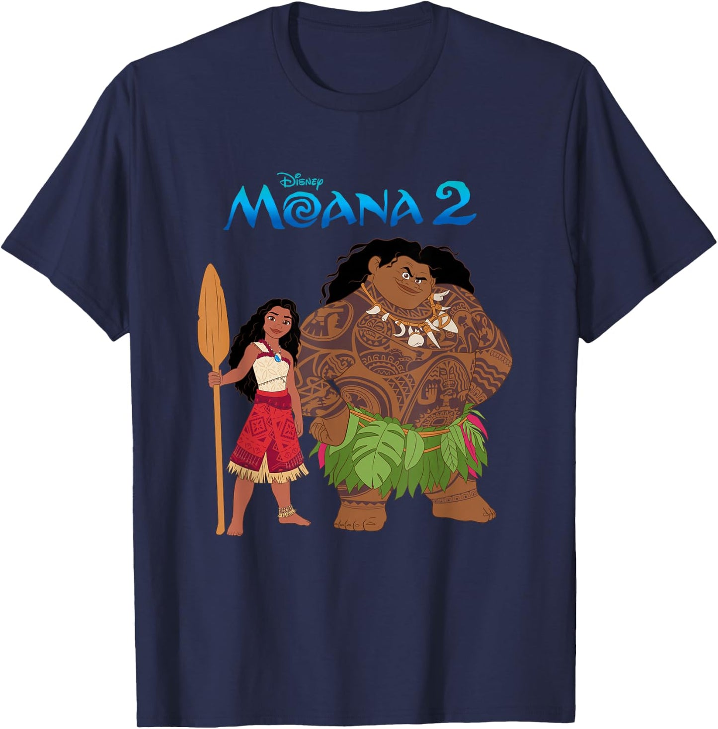 Disney Moana 2 Maui & Moana Oceania Duo , gray T-Shirt - T-Shirt | Navy