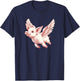 Funny Flying Pigs - Pig Flying - When Pigs Can Fly T-Shirt - T-Shirt | Navy