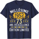 Vintage 1952 73 Years Birthday Man Woman Vintage 1952 , Black, S T-Shirt - T-Shirt | Navy