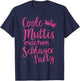 Schlager Music Costume Schlagerfan Schlager Music Party Girls , black T-Shirt - T-Shirt | Navy