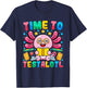 Test Day Teacher Axolotl Time to Testalotl Testing Day Women T-Shirt - T-Shirt | Navy