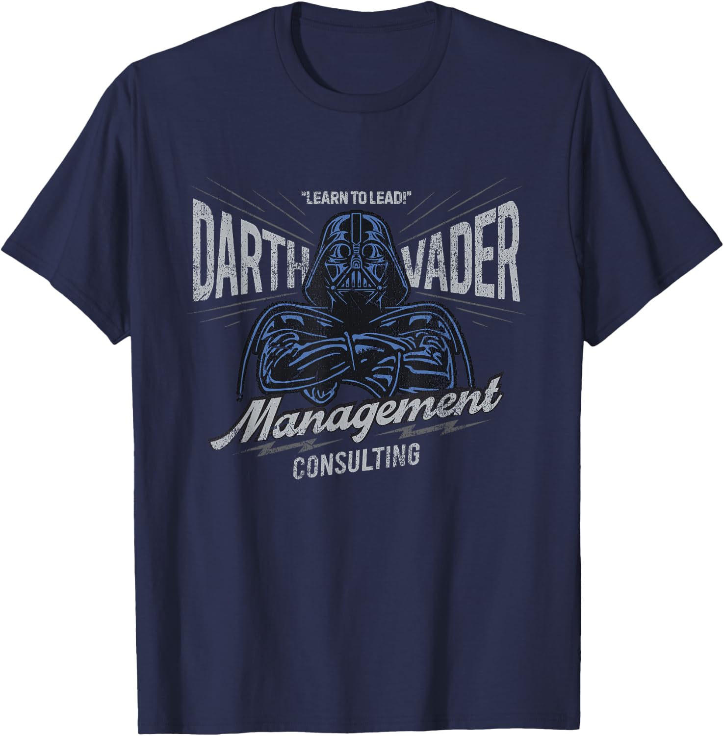 Star Wars Darth Vader Management Consulting Vintage T-Shirt - T-Shirt | Navy