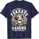 I Just Really Like Ferrets & Gaming, Ok? Funny Vintage T-Shirt - T-Shirt | Navy