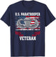 Veteran Paratrooper Jump Wings 82nd Airborne Division T-Shirt - T-Shirt | Navy