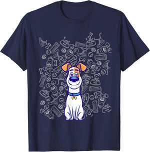 Secret life of Pets 2 - Max Allover T-Shirt - T-Shirt | Navy