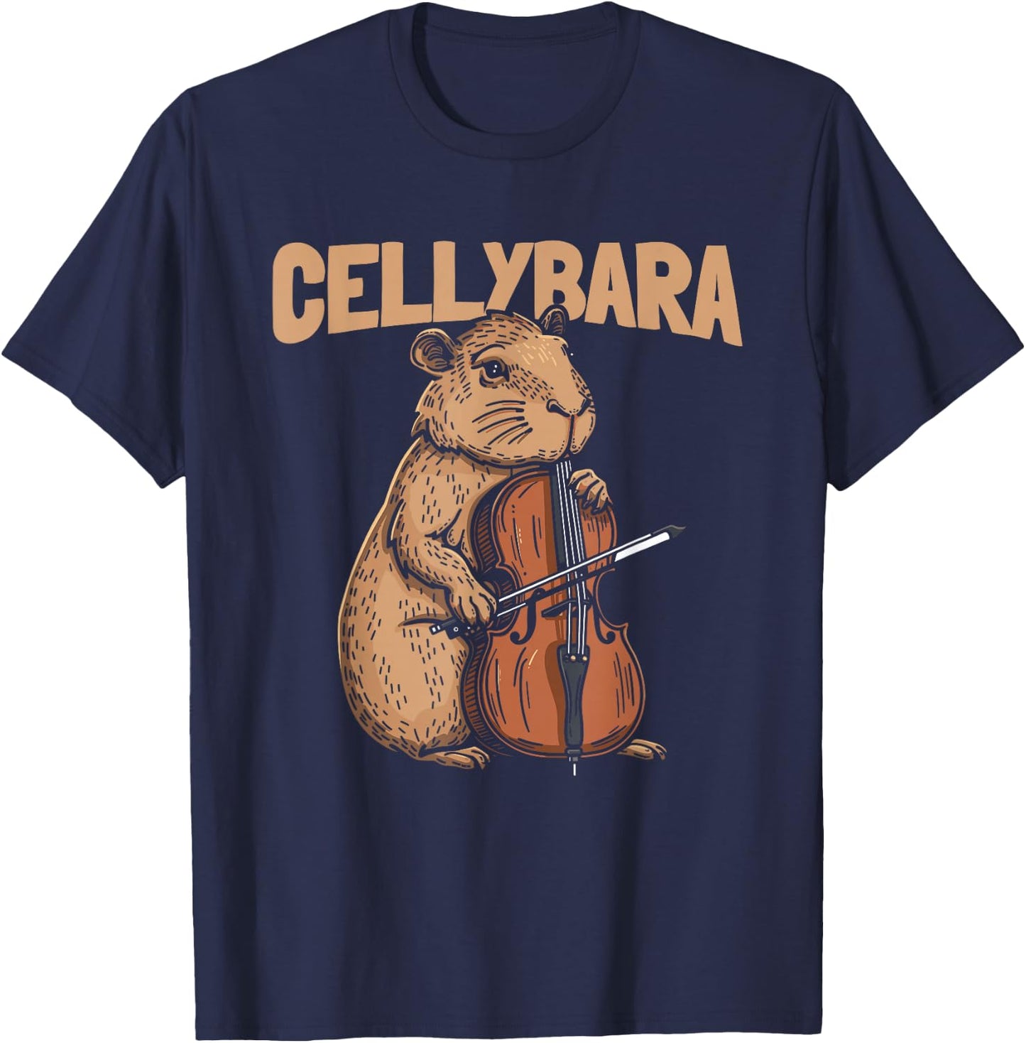 Cellist String Instrument - Violoncello Cello Player Cello T-Shirt - T-Shirt | Navy