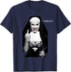Sexy Nun Middle Finger , black T-Shirt - T-Shirt | Navy