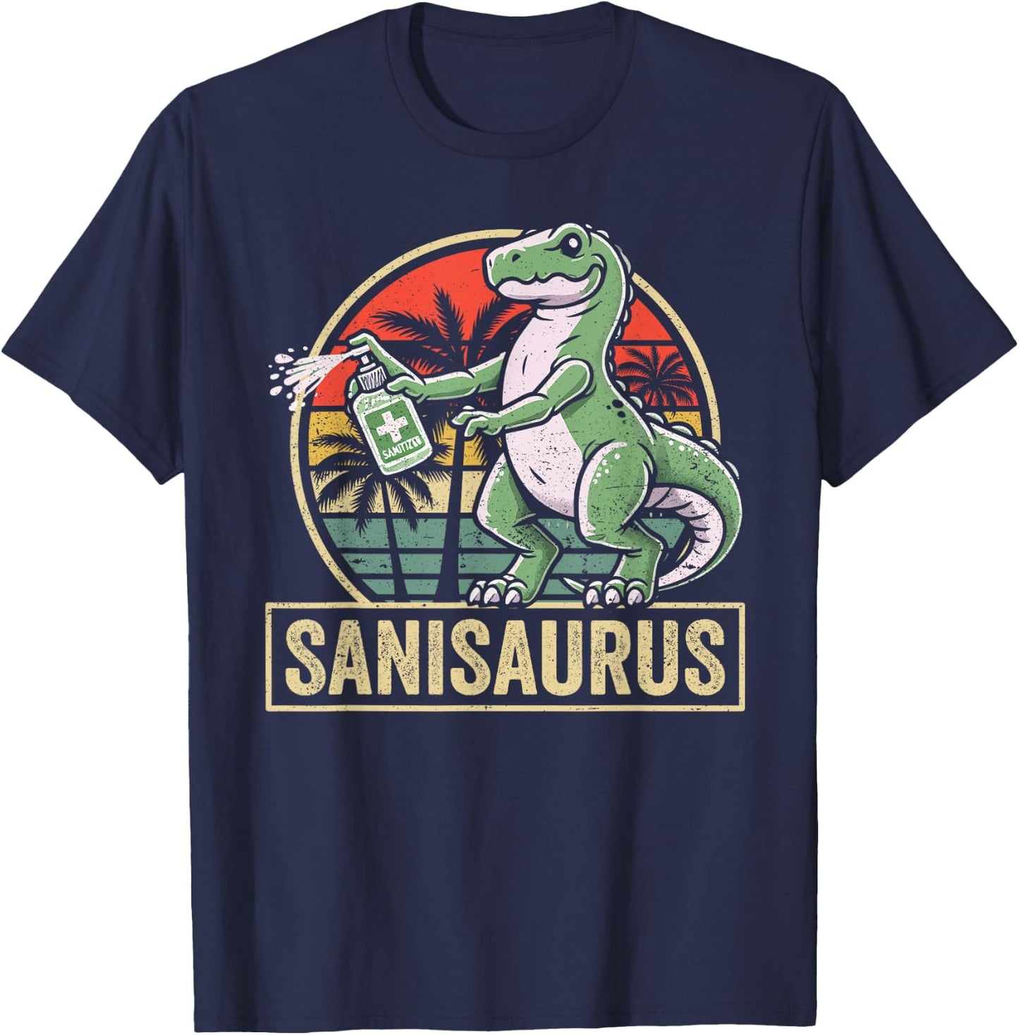 Germaphobe anti-germ hand sanitizer T-Shirt - T-Shirt | Navy