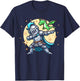 Ren Faire Dabbing Medieval Knight Dragon Funny Renaissance T-Shirt - T-Shirt | Navy