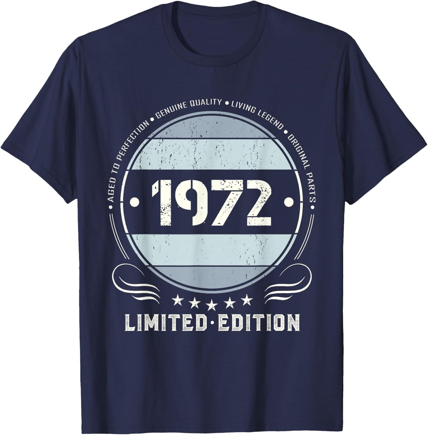 Vintage 1972 T Shirts Retro Funny 1972 T-Shirt - T-Shirt | Navy