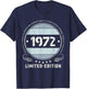 Vintage 1972 T Shirts Retro Funny 1972 T-Shirt - T-Shirt | Navy