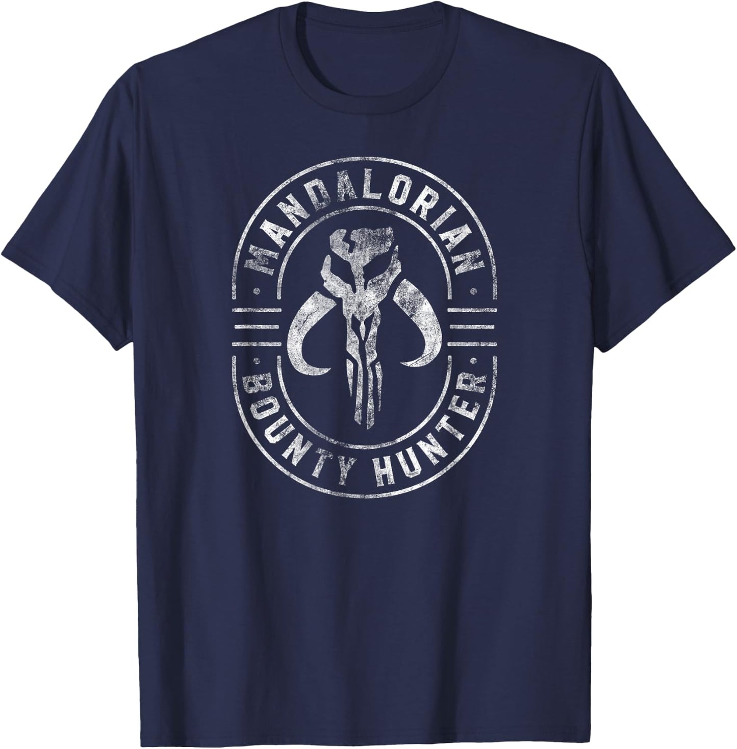 Star Wars Mandalorian Emblem , black T-Shirt - T-Shirt | Navy