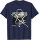Yellowjackets Rune Symbol Wish You Were Here T-Shirt - T-Shirt | Navy