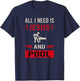 Vintage I Need Jesus And Pool Billiards Funny Game Relax T-Shirt - T-Shirt | Navy