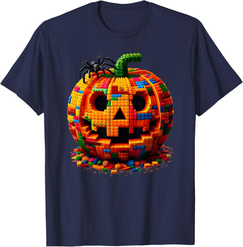 Halloween Master Builder Pumpkin Kids Building Blocks Bricks
