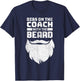Dibs On The Coach With The Beard Baseball Coach's Wife T-Shirt - T-Shirt | Navy