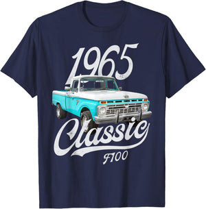 1965 classic f100 White T-Shirt - T-Shirt | Navy