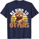 Be Kind to Otters For Otter's Day Otter Lover T-Shirt - T-Shirt | Navy