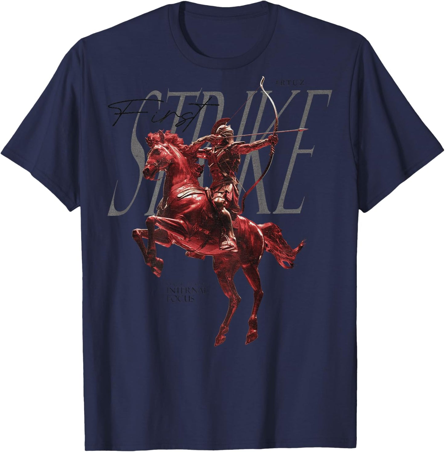 Hip Hop Modern Graffiti Vintage Urban Back Print Streetwear , grey, S T-Shirt - T-Shirt | Navy