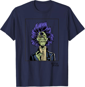 Disney Hocus Pocus Billy Butcherson Portrait T-Shirt - T-Shirt | Navy