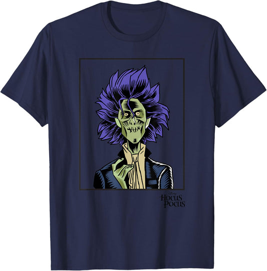 Disney Hocus Pocus Billy Butcherson Portrait T-Shirt - T-Shirt | Navy