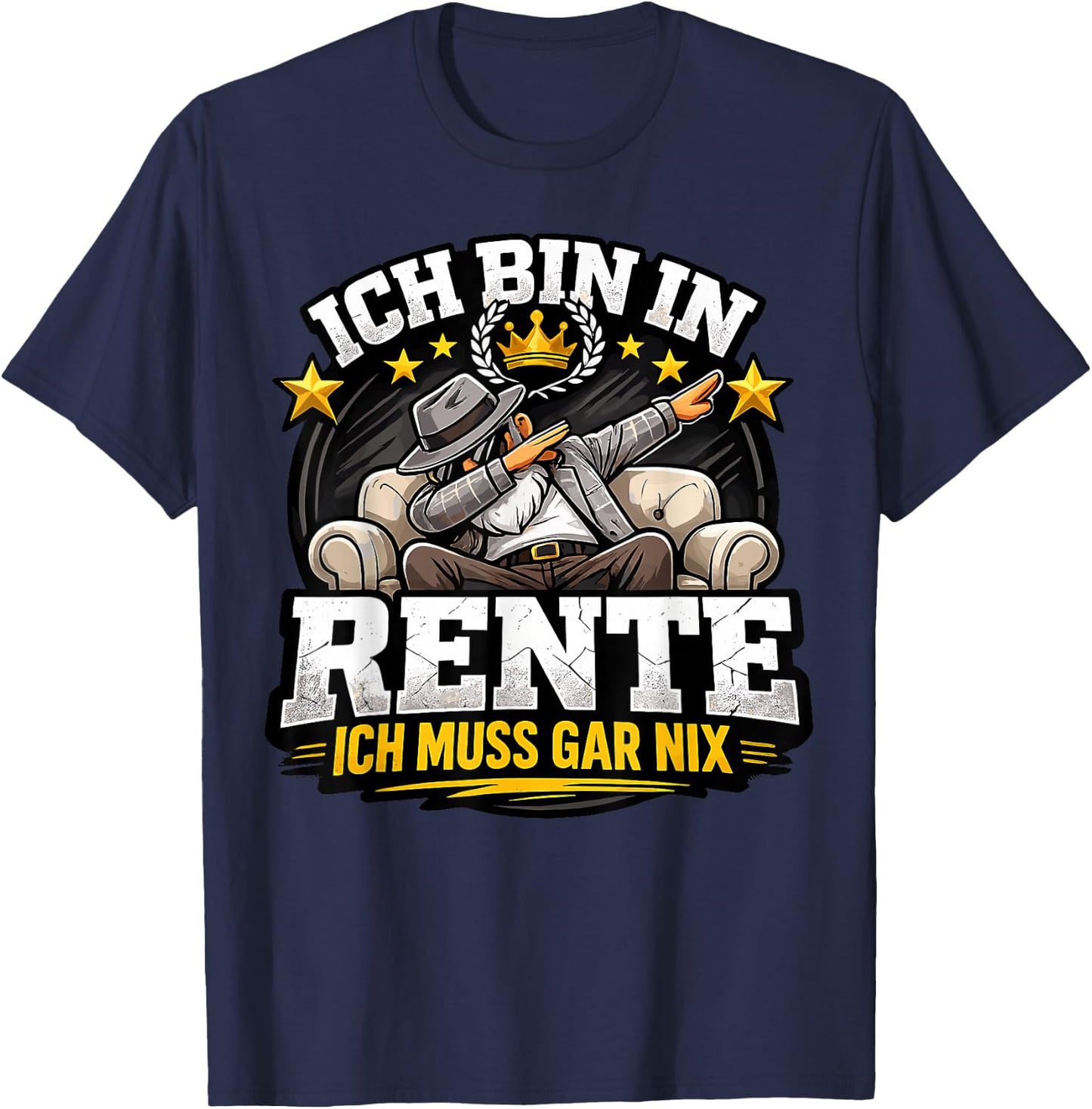 Rente 2026 Ruhestand Pension Pensionär Lustiges Rentner T-Shirt - T-Shirt | Navy