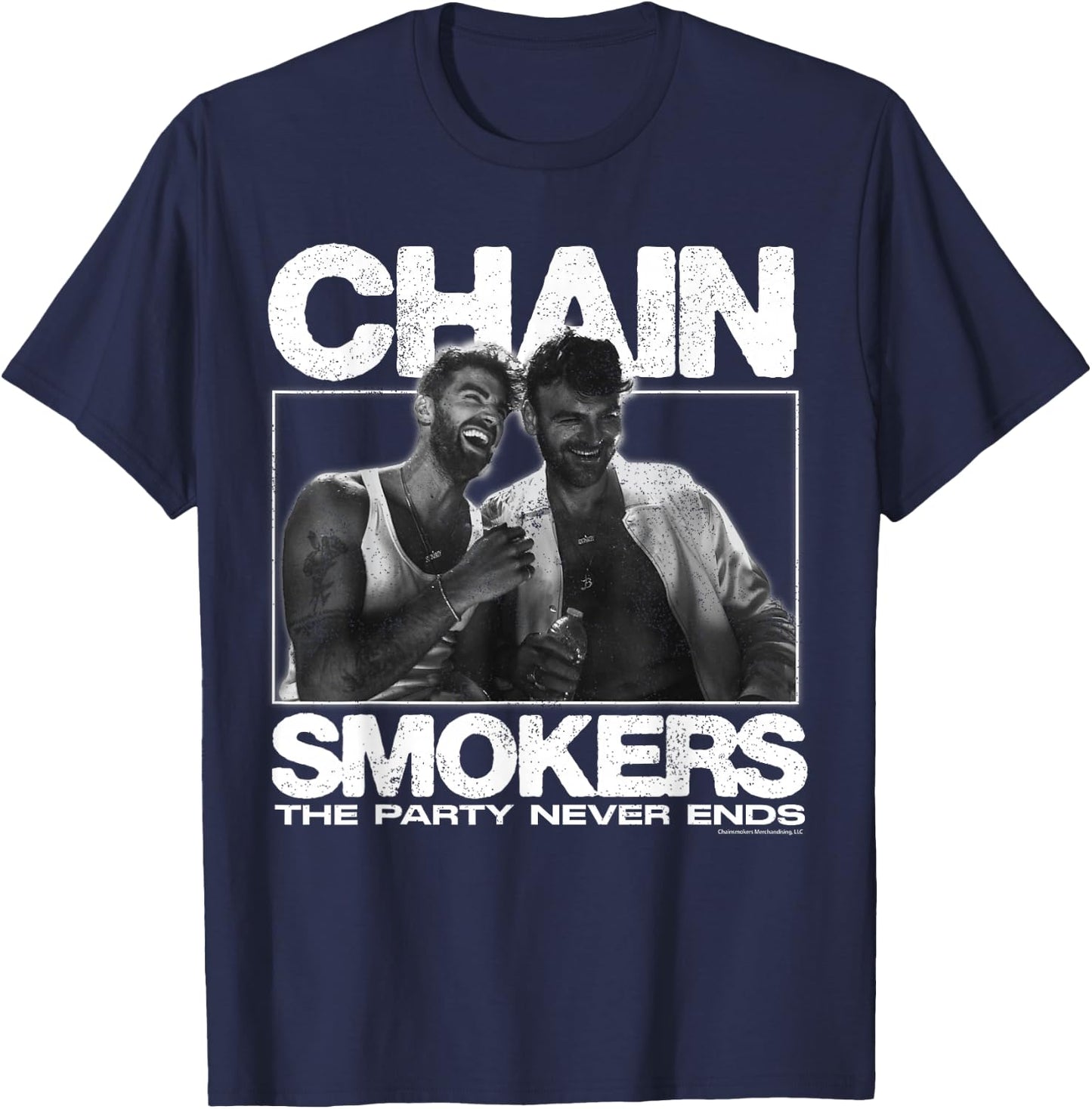 The Chainsmokers - The Party Never Ends T-Shirt - T-Shirt | Navy