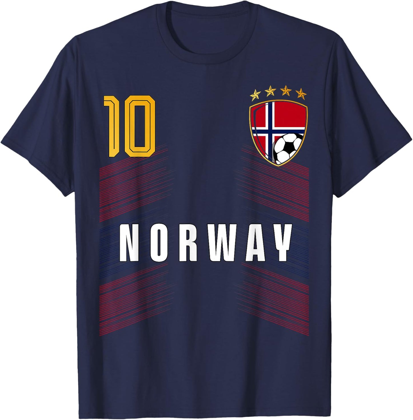 Norway Flag Norwegian Pride Lovers T-Shirt - T-Shirt | Navy
