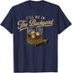 I'll Be in The Backyard Funny Bourbon Cigar Lover T-Shirt - T-Shirt | Navy