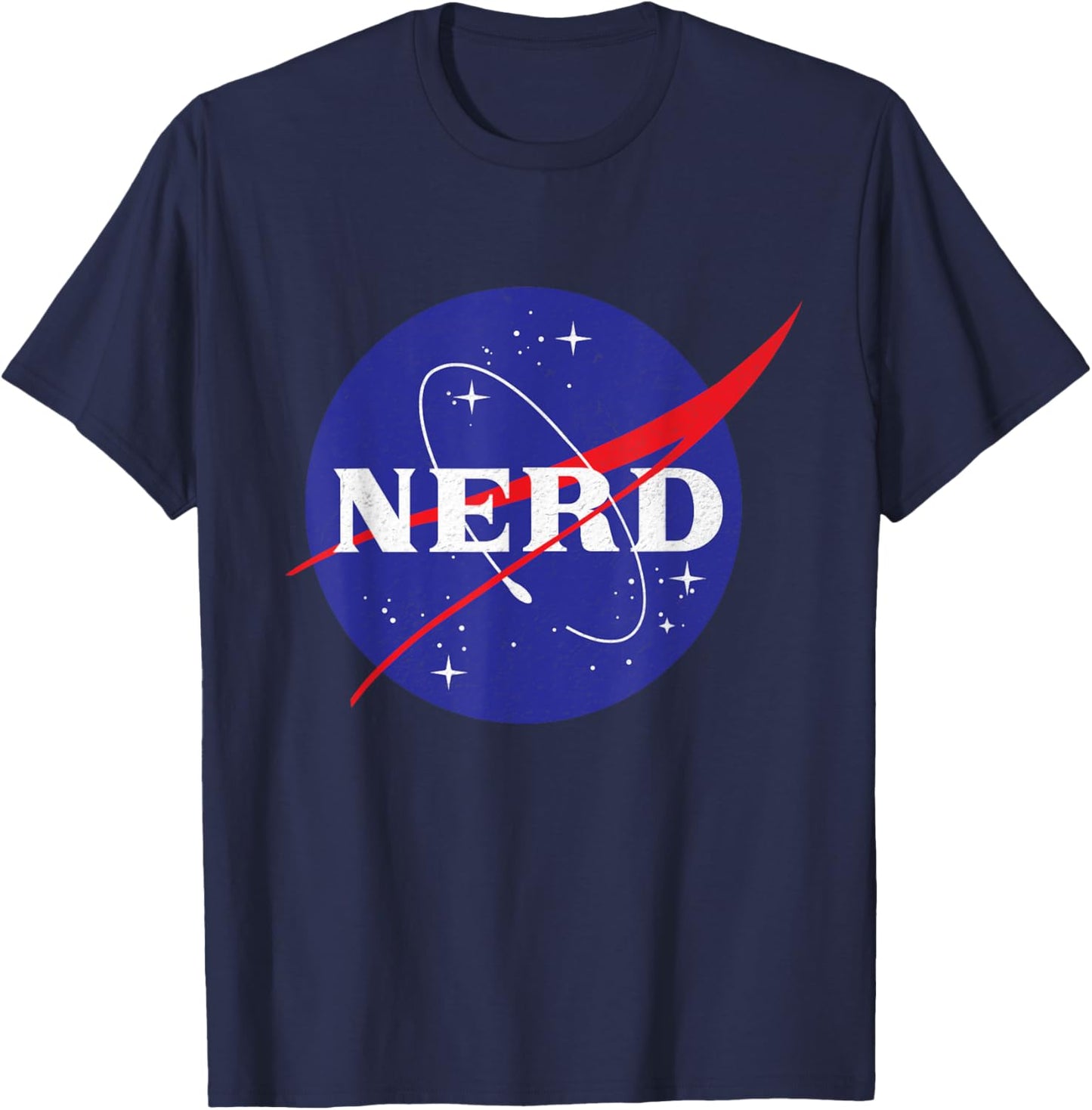 Vintage NASA Nerd T-Shirt - T-Shirt | Navy