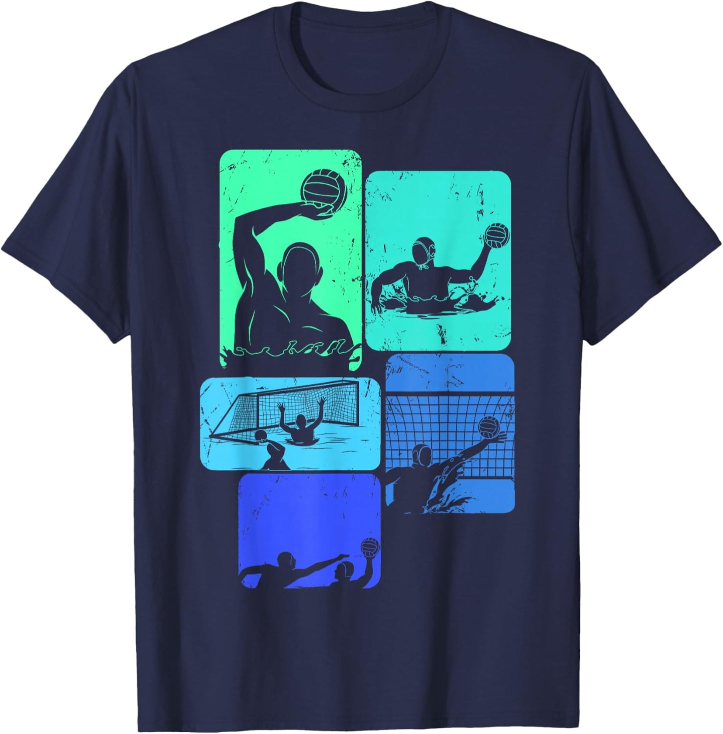 Waterpolo Men's Water Polo , Black, S T-Shirt - T-Shirt | Navy