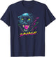 Savage - Panther Synthwave Retro Style T-Shirt - T-Shirt | Navy