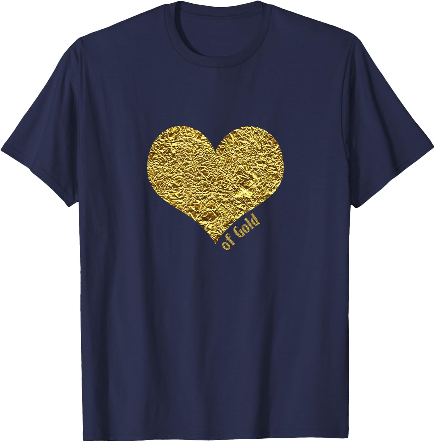 Heart of Gold Gift , Women and Children T-Shirt - T-Shirt | Navy