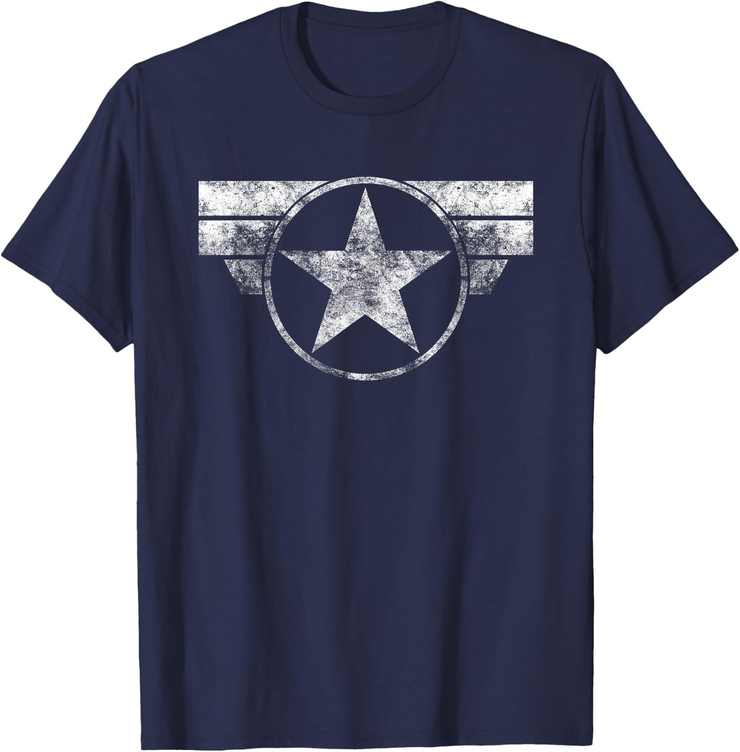Marvel Captain America Stealth Logo , black, s T-Shirt - T-Shirt | Navy